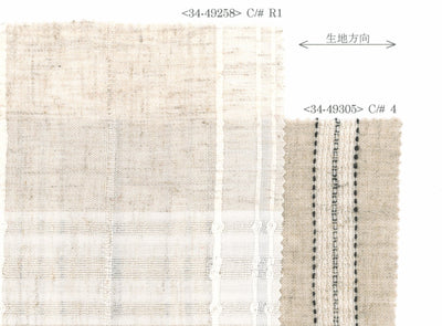 34-49258_VISCOSE FLAX FABRIC