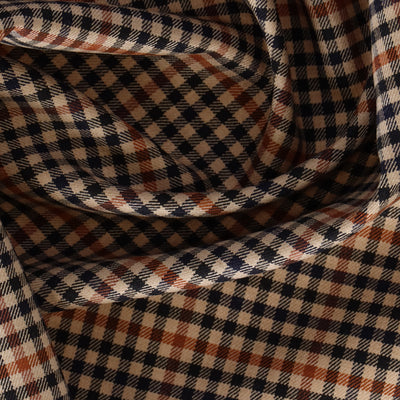 81-72012_ LU:CETTA YARN-DYED TWILL STRETCH PLAID LU:CETTA